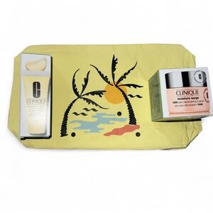 Clinique Moisture Surge & moisturizing gel with Madewell cosmetic Bag 3 pc